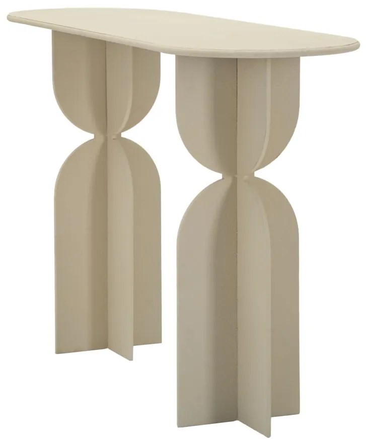 MESA CONSOLA DUNE 120X40X75,5 CM CREME