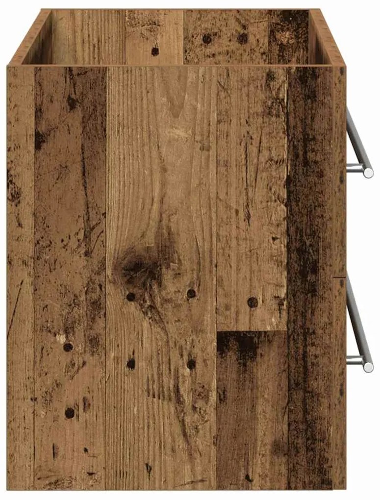 Armário lavatório 100x38,5x48 cm deriv. madeira madeira velha