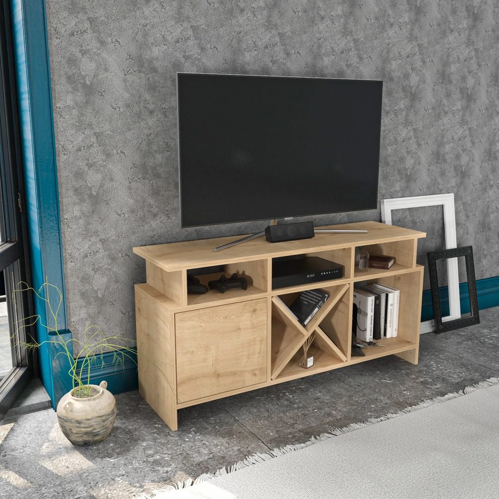 Móvel para TV Auburn – Carvalho – 120 cm x 29,9 cm x 60,6 cm