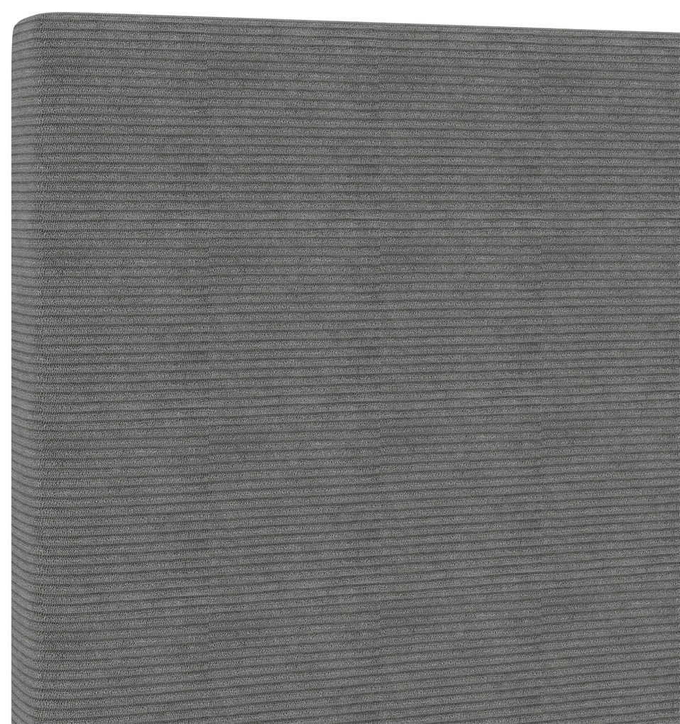 Cabeceira vidaXL Design Simples Cinza Claro 90 cm Tecido de Corduroy