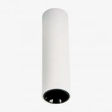 Aplique De Teto Led De Superfície Redondo Ø4 Cm Em Alumínio Luisiana Branco - Preto & Branco 3000k & 3 W & 19º - Sklum