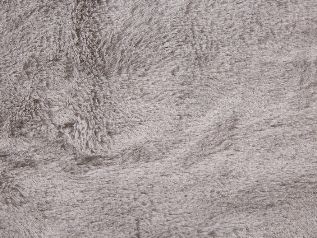 Manta cinzenta 150 x 200 cm CHAAB Beliani