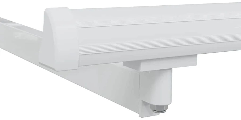 Toldo Manual Manual Branco 3 x 2 m Alumínio, Poliéster