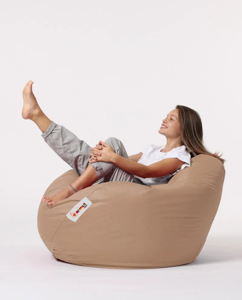Puff de Jardim Premium XXL – Vison – 130x115x39 cm | Tribo Home