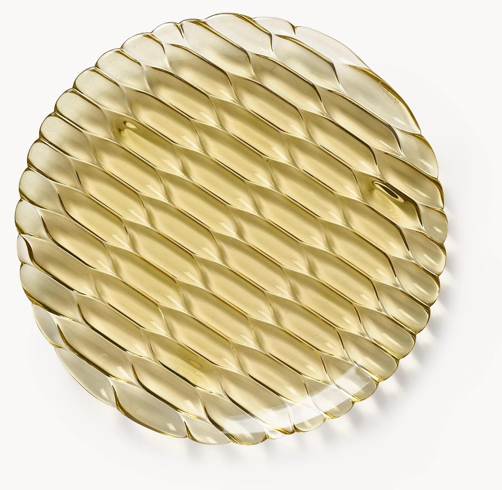 Pratos de pequeno-almoço com padrão estruturado Jellies, conjunto de 4