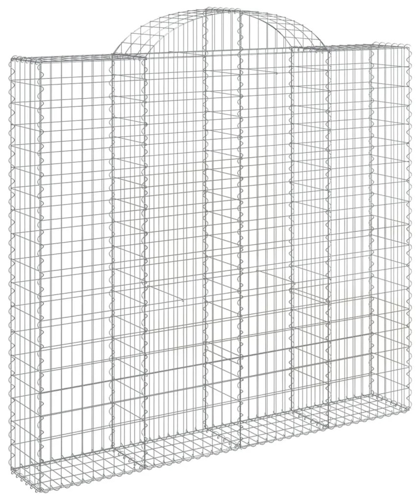 Cestos gabião arqueados 9pcs 200x50x180/200cm ferro galvanizado