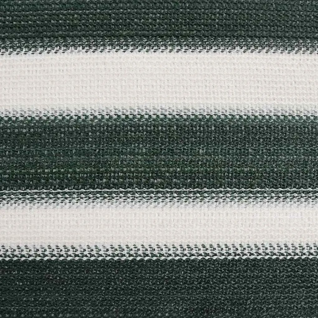 Rede ocultação p/ privacidade PEAD 195g/m² 1,8x25m verde branco