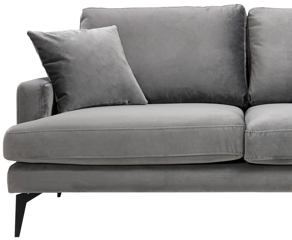 Sofá de 2 Lugares Papira – Cinzento – 175x90x88 cm