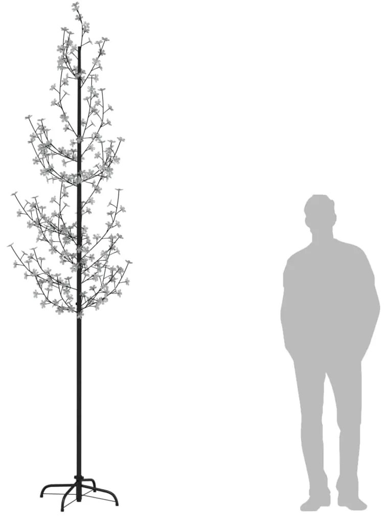 Cerejeira com 368 luzes LEDs 300 cm branco quente