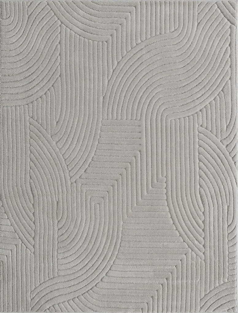 HOMCOM Tapete Sala de Estar 160x230 cm Tapete Pelo Curto Estilo Moderno Base Antiderrapante Tecida à Máquina Cinzento | Aosom Portugal