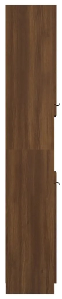 Armário WC 32x34x188,5 cm derivados madeira carvalho castanho
