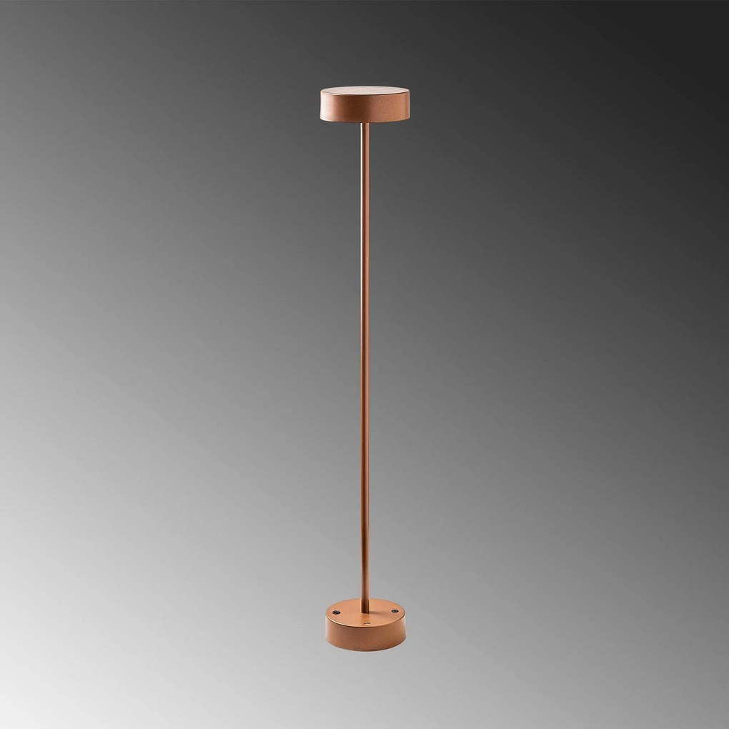 Candeeiro de Pé Keyf – Cobre – Diâmetro 16 cm Altura 111 cm
