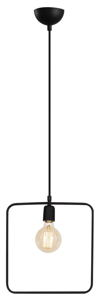 Candeeiro de Teto Geonni – Preto – 30 x 6 cm