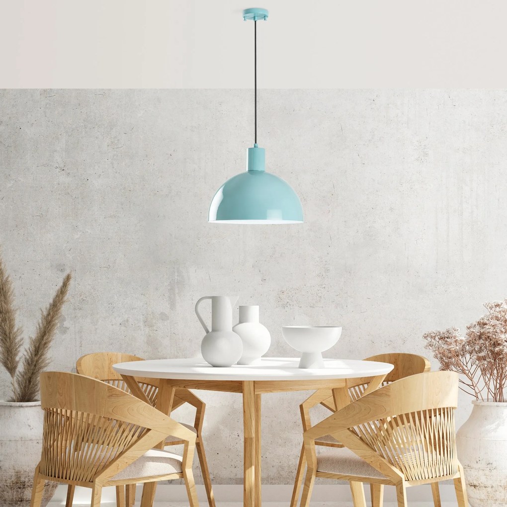 Candeeiro de Teto Kure – Turquesa – Ø30 h:23 cm