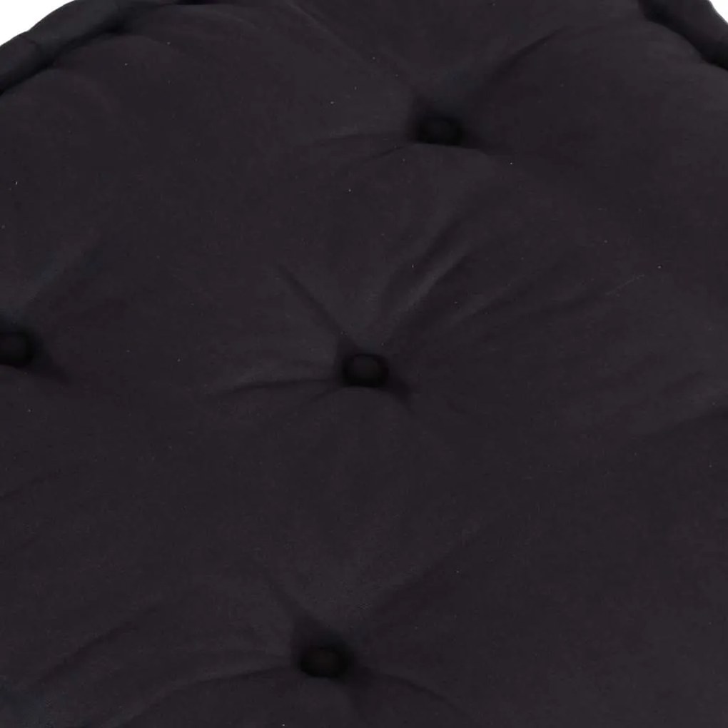 Pufe modular 70x70x36 cm tecido antracite