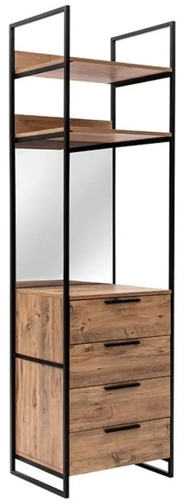 Roupeiro Dynamic – Pinho Atlântico – 64 x 225 x 52 cm