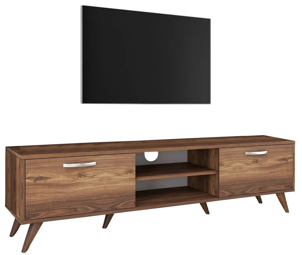 Móvel TV A9 – Nogueira – 180 cm x 48,6 cm x 35 cm