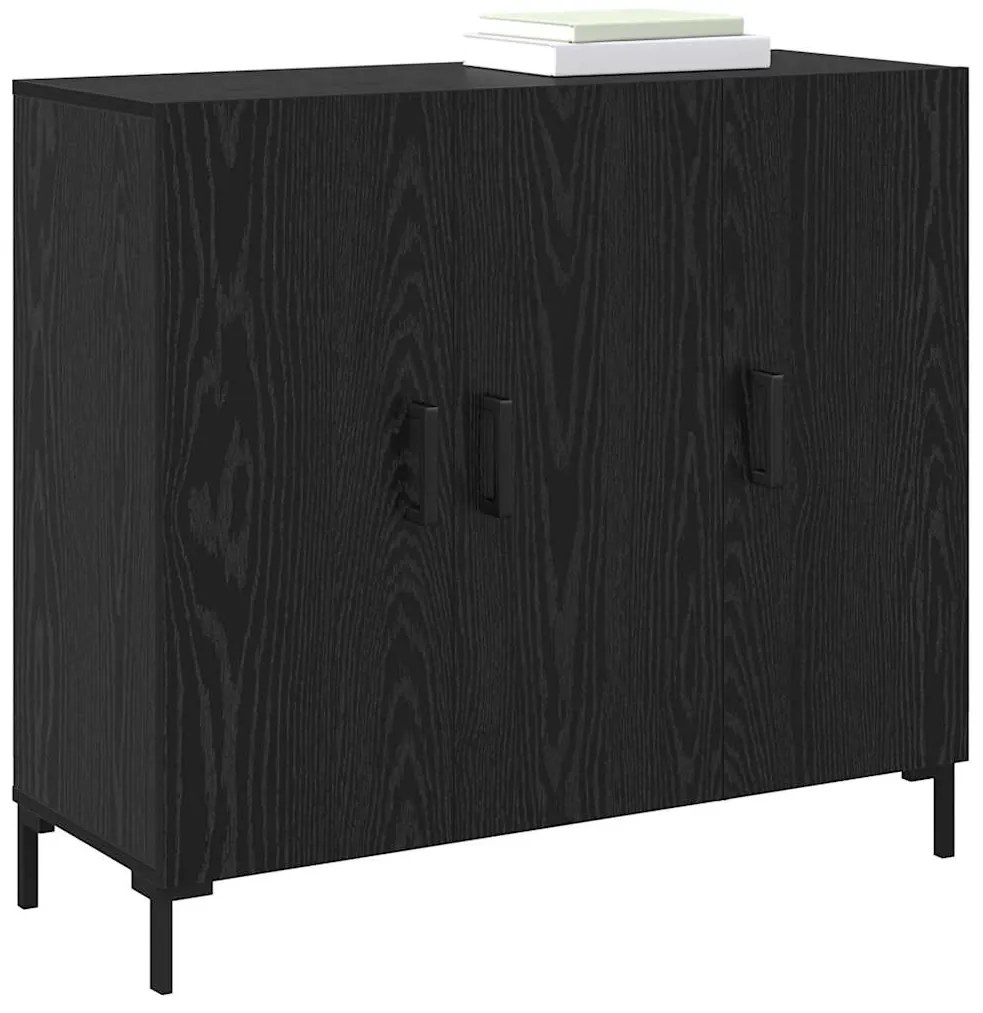 Buffet Preto 90 x 34 x 80 cm Madeira processada