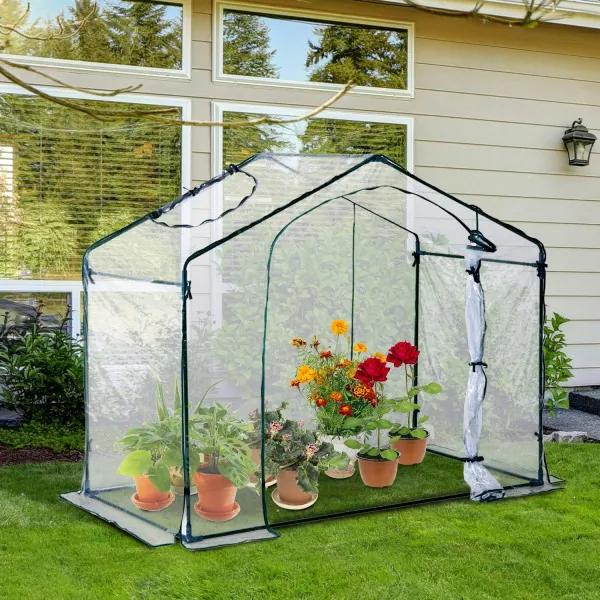 Estufa de jardim transparente para Plantas 180x105x150cm