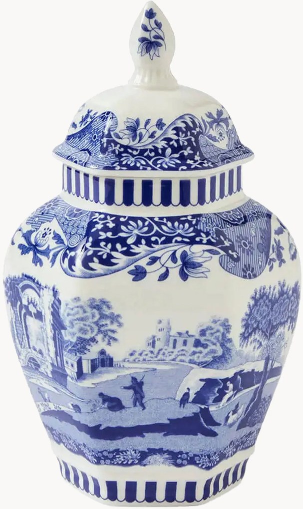 Jarra em porcelana Blue Italian, Alt 10 cm