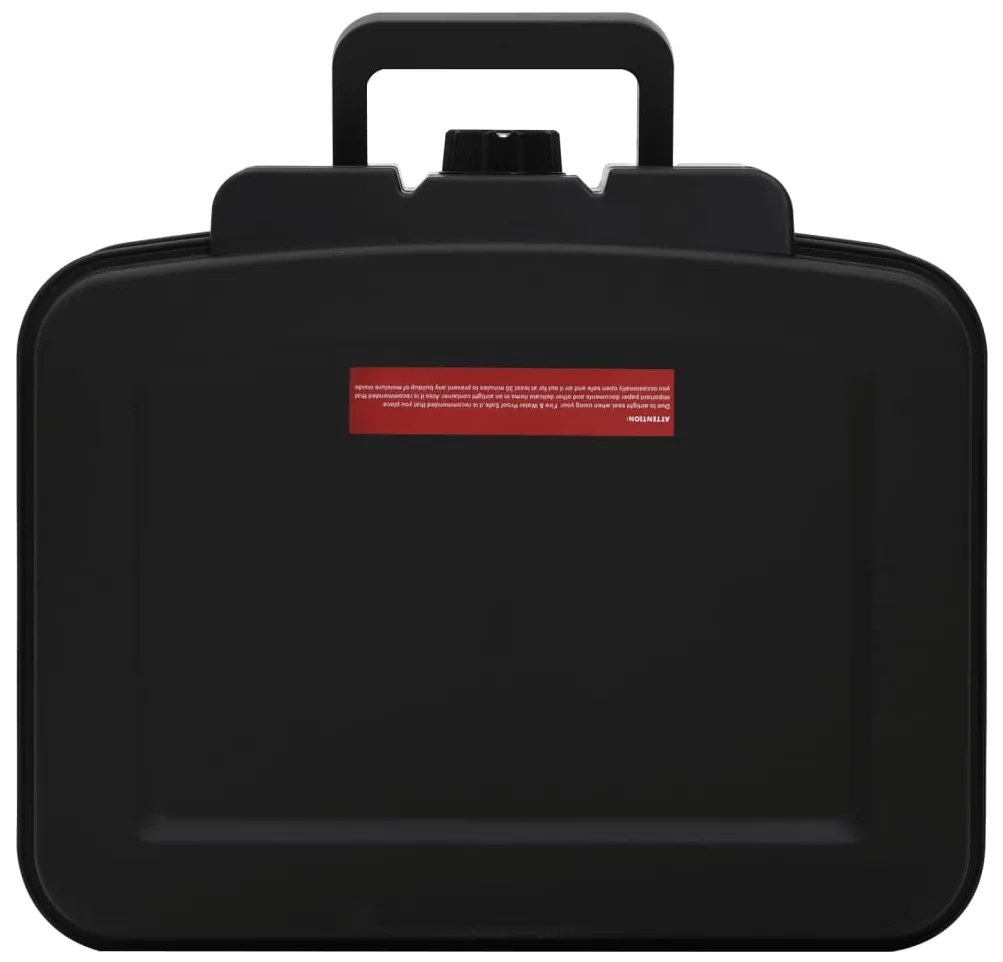 Cofre 38x32,5x16,5 cm preto