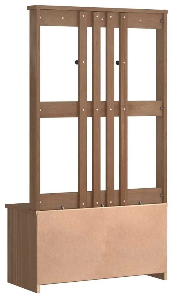 Árvore de Hall SANDENS 87x40x159,5 cm Madeira Maciça de Pinho