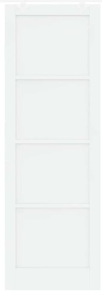Porta Deslizante vidaXL com Conjunto de Acessórios Branca 78x232 cm Ma