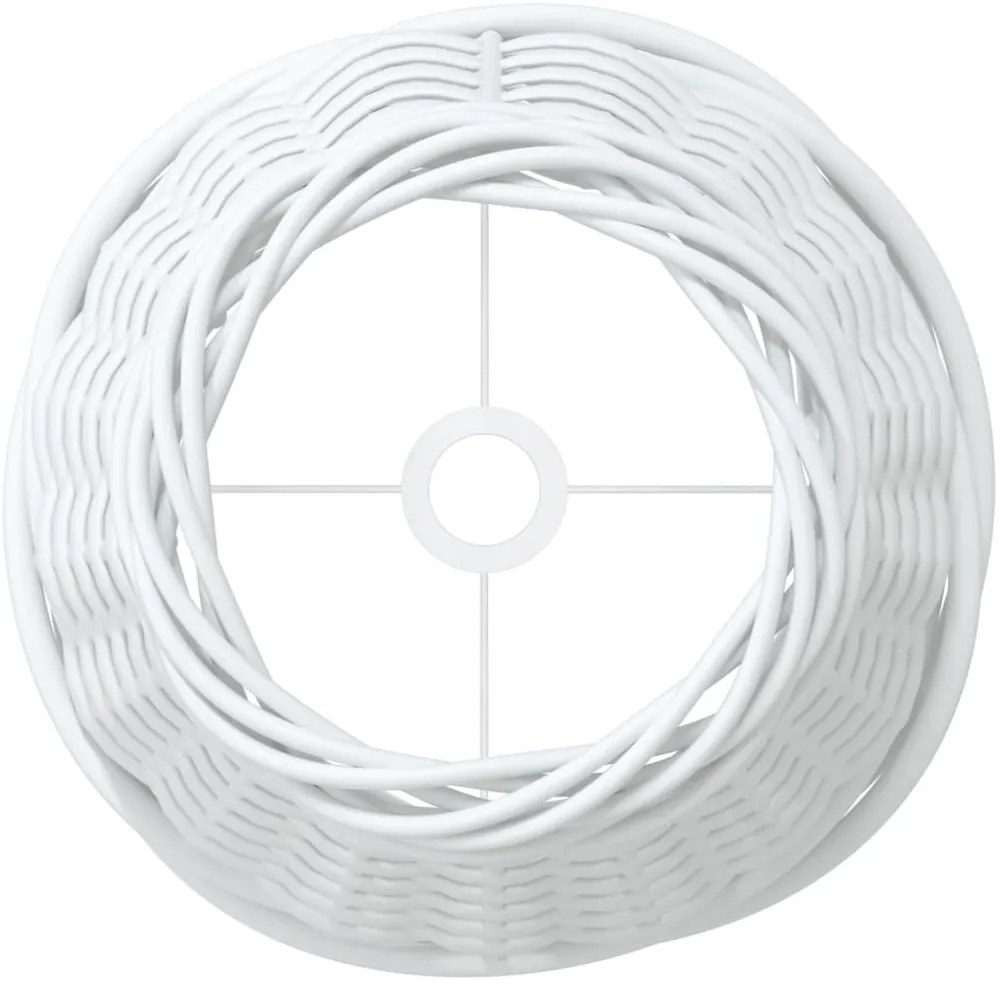 Abajur Ø15x12 cm vime branco