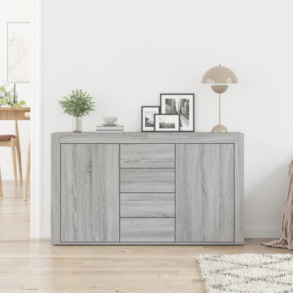 Buffet vidaXL Cinza Sonoma Madeira engenheirada 120 x 36 x 69 cm