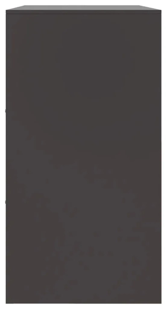 Aparador 99x39x73 cm aço preto
