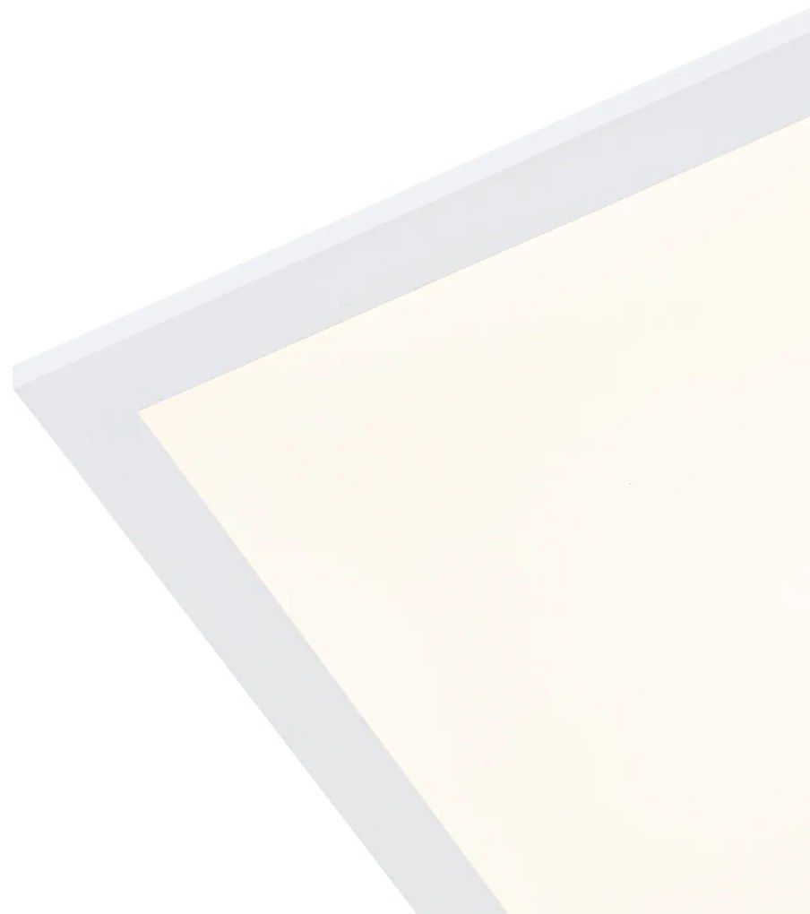 Painel LED Embutido Branco Retangular Incl. LED 3000K - 6500K com Interruptor DIP - Seagal Moderno