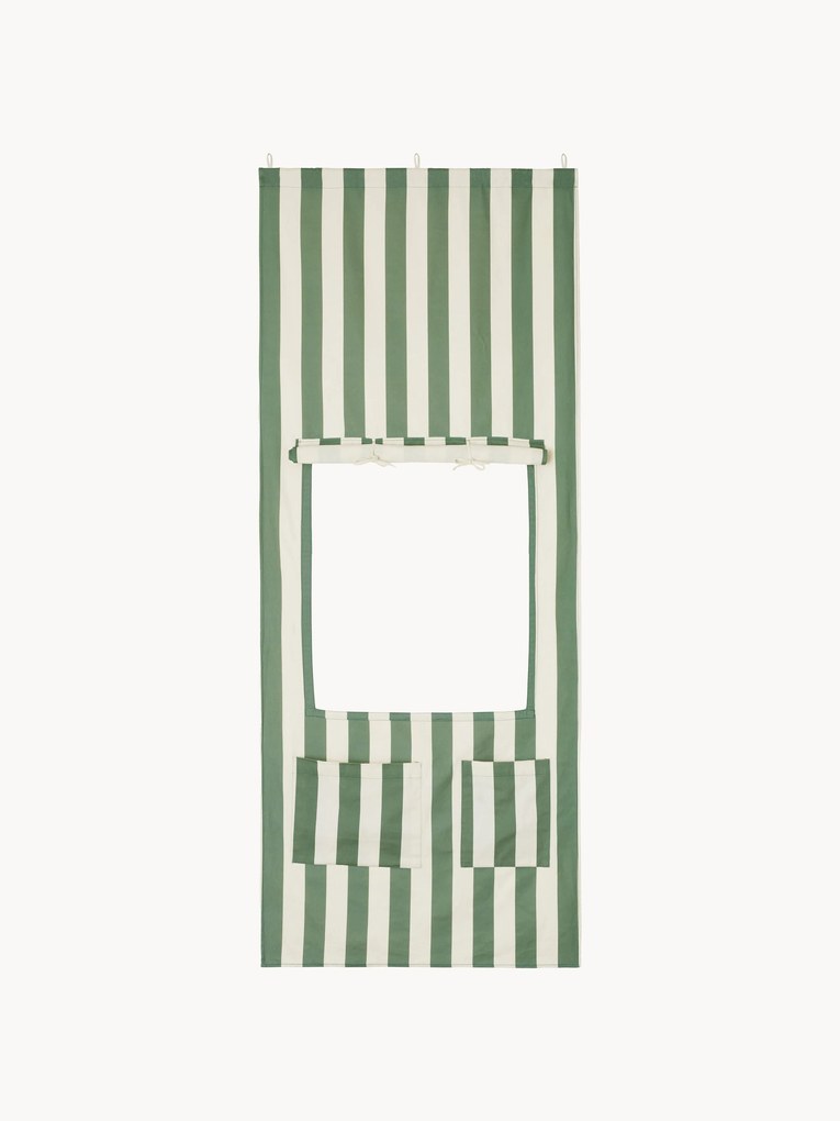 Cortina de porta em algodão orgânico Kiosktür