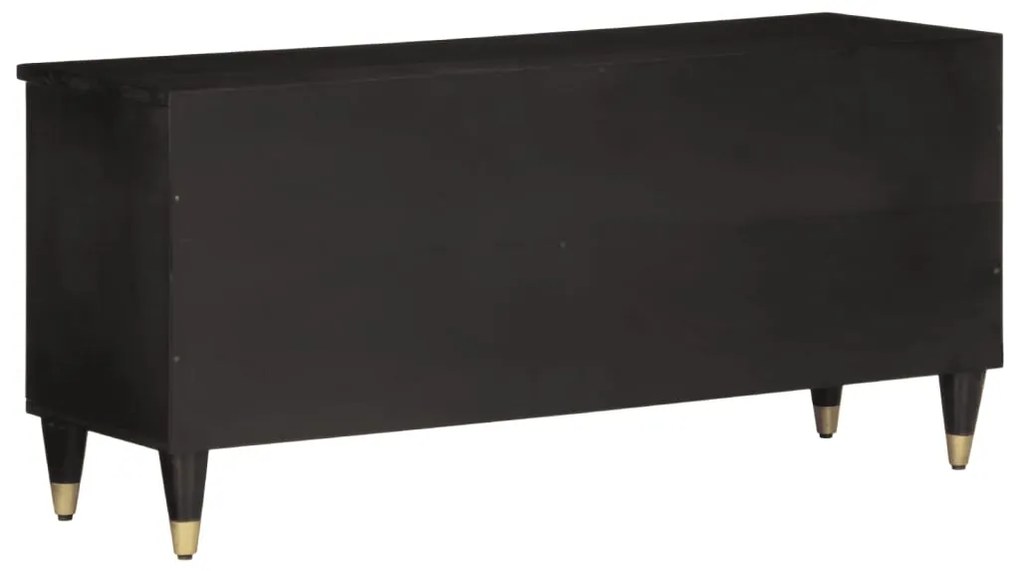Móvel de TV 100x33x46 cm madeira de mangueira maciça
