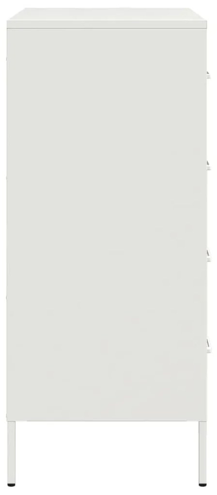 Aparador 68x39x89 cm aço branco