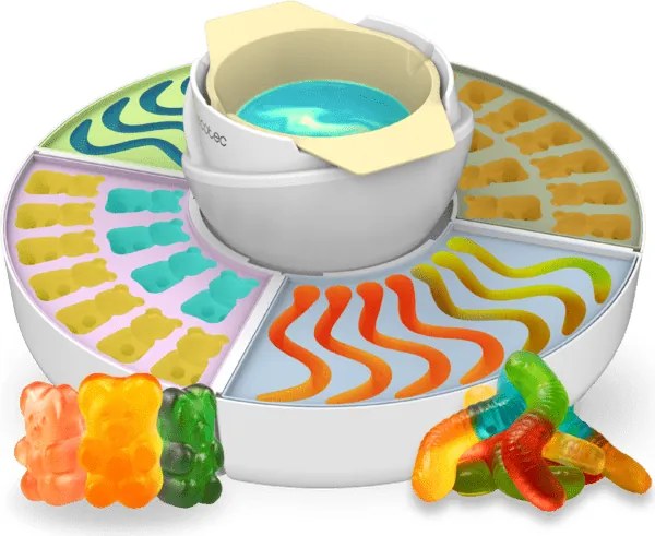 Máquina fazer de gomas e fondue 2 em 1 Fun&Sugar Gummy