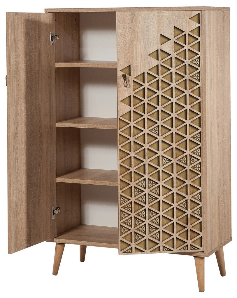 Armário Multiusos Multibox – Carvalho Sonoma – 80x127x36 cm