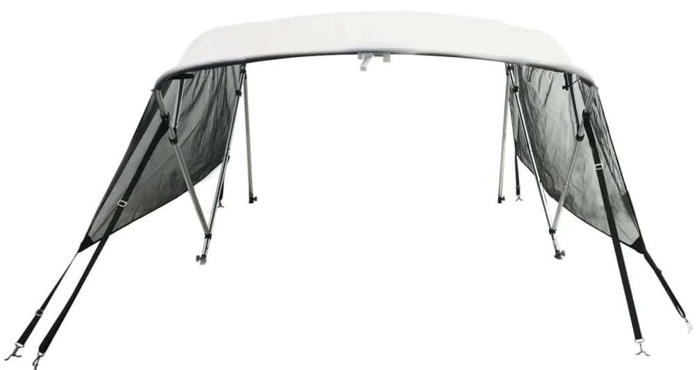 Toldo 4 arcos Bimini paredes malha laterais 243x(200-213)x137cm