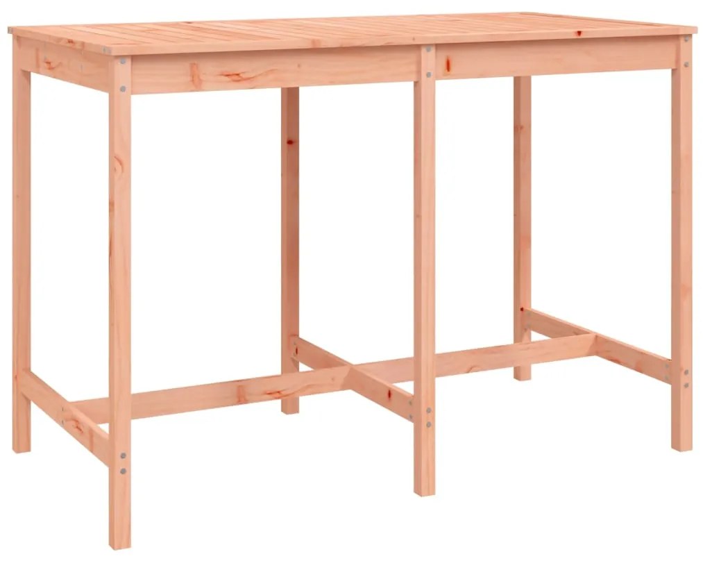 7 pcs conjunto de bar para jardim madeira de douglas maciça