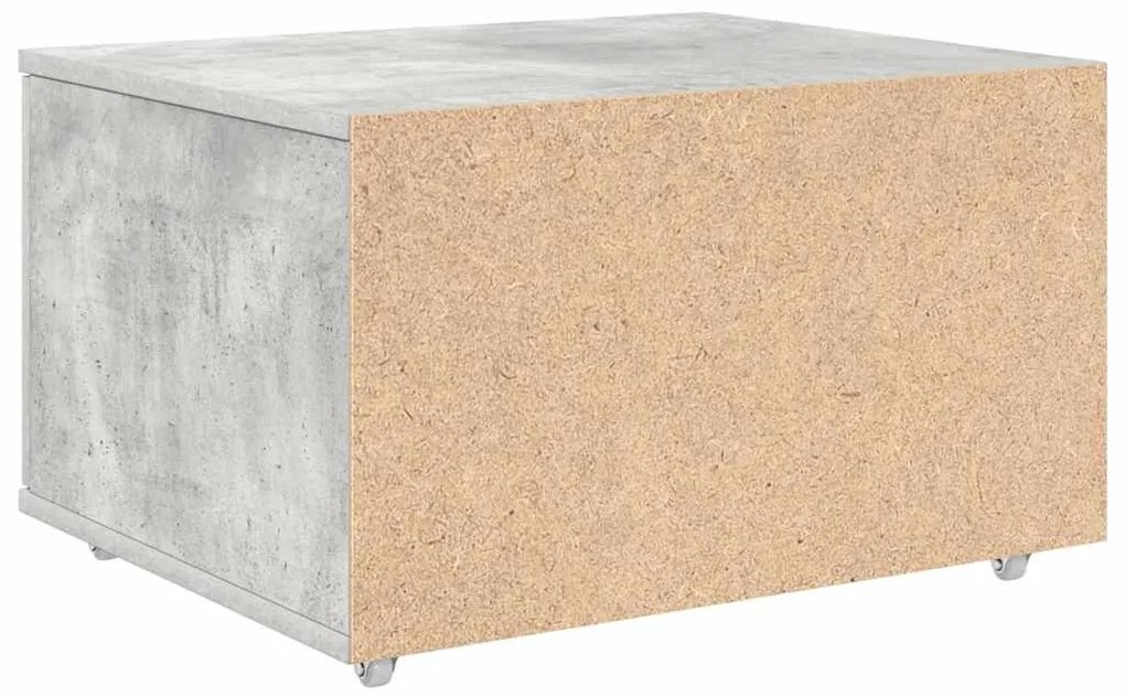 Gabinete de Gavetas Cinza Concreto Concreto Médio Portas