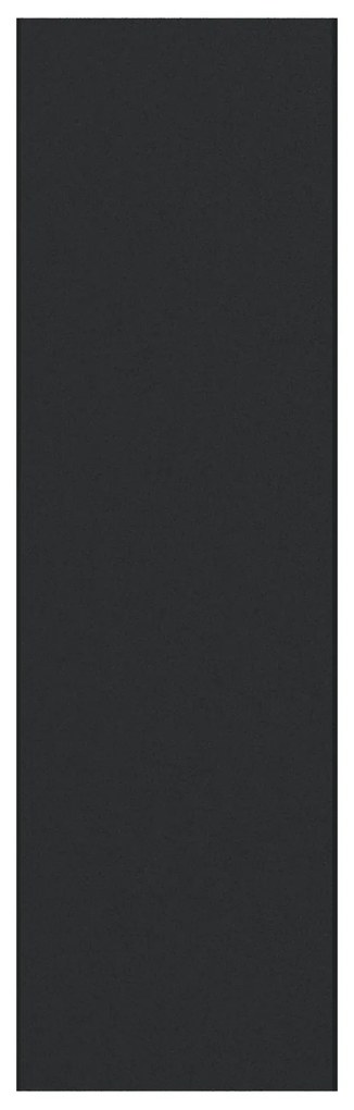 Tapete de Entrada Lavável Preto 120x400 cm
