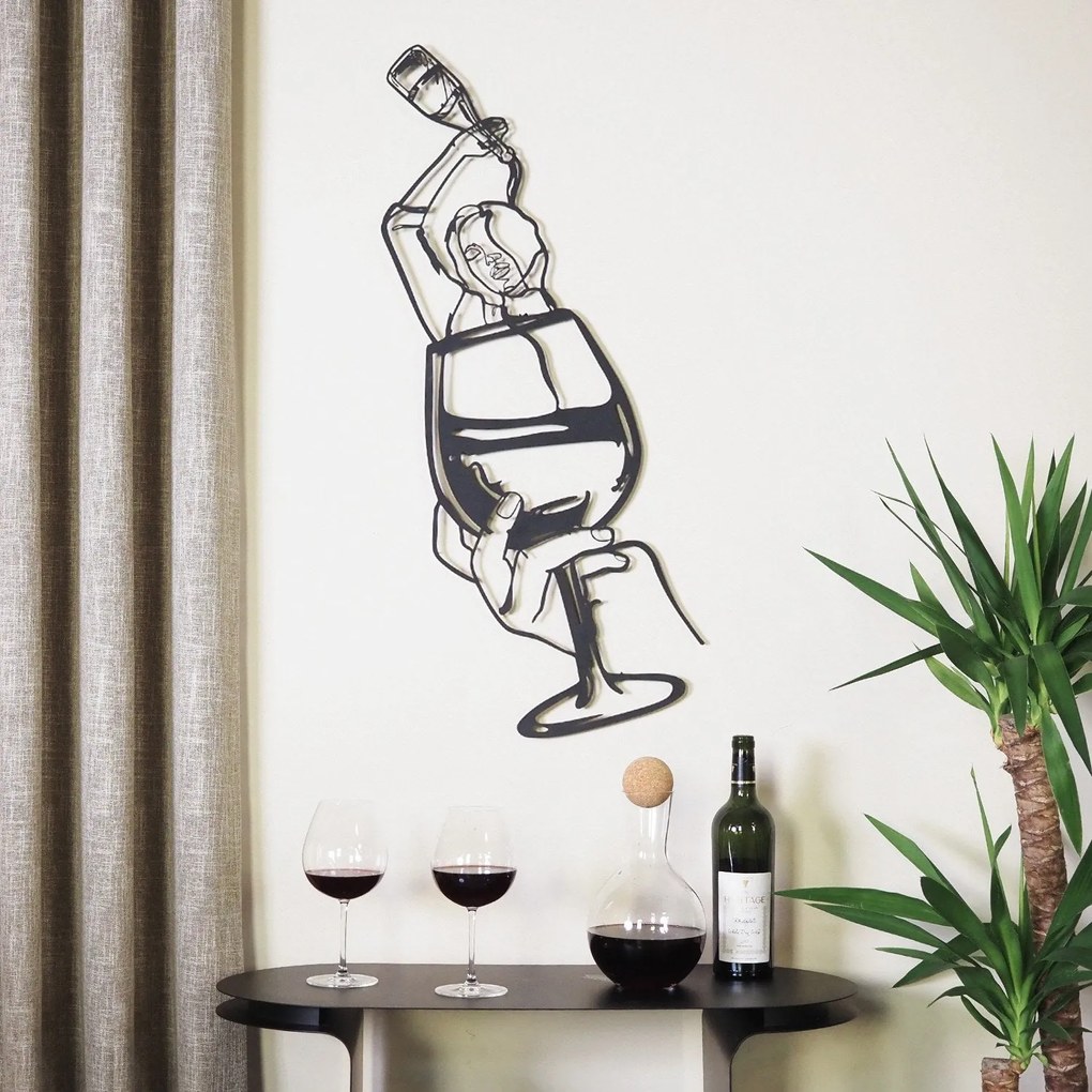 Acessório Decorativo de Parede Apt749 – Preto – 33 x 69 cm