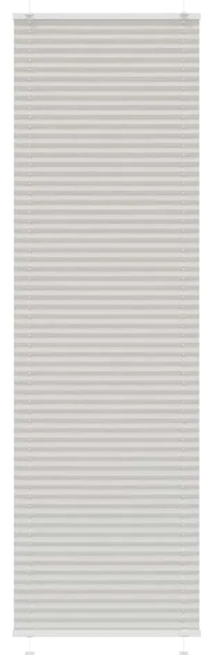 vidaXL Cinzento Luz Plissada Cega 60x200 cm Largura Tecido 59,4 cm