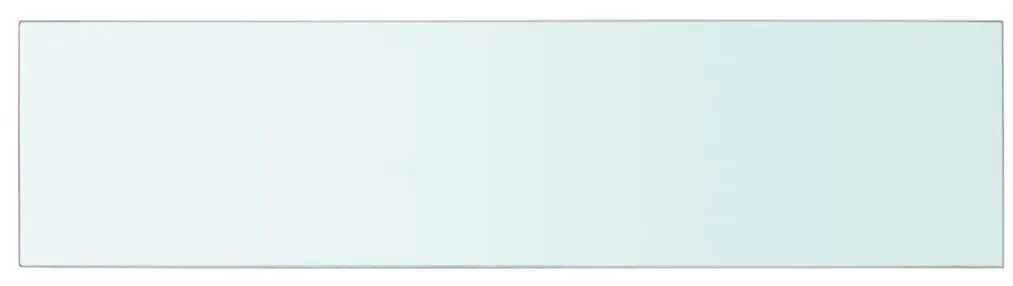 Prateleiras 2 pcs 100x25 cm vidro transparente