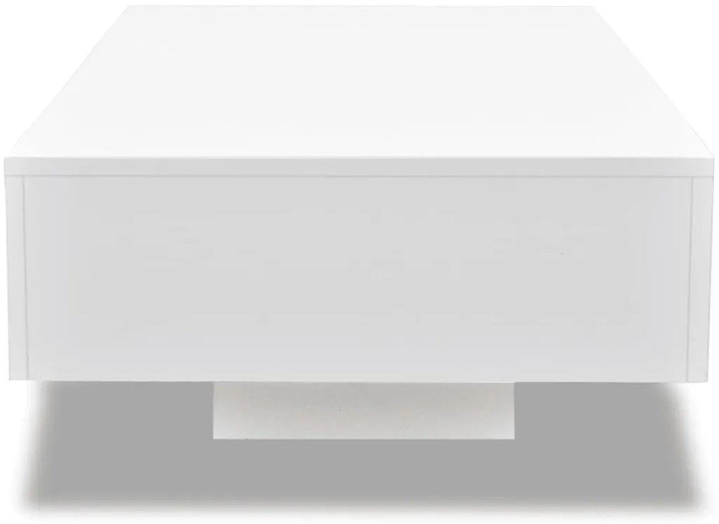 Mesa de centro, branco brilhante