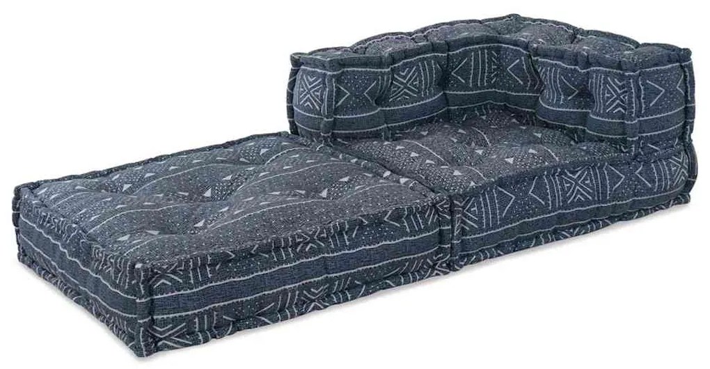 Pouffe Modular Indigo 70x70x54 em Tecido