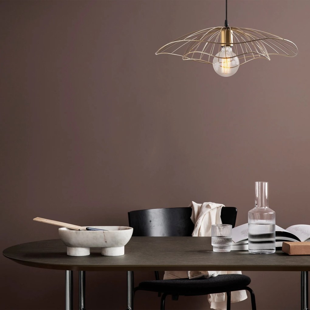 Candeeiro Chandelier Tel – Vintage – 50 cm diâmetro, 111 cm altura