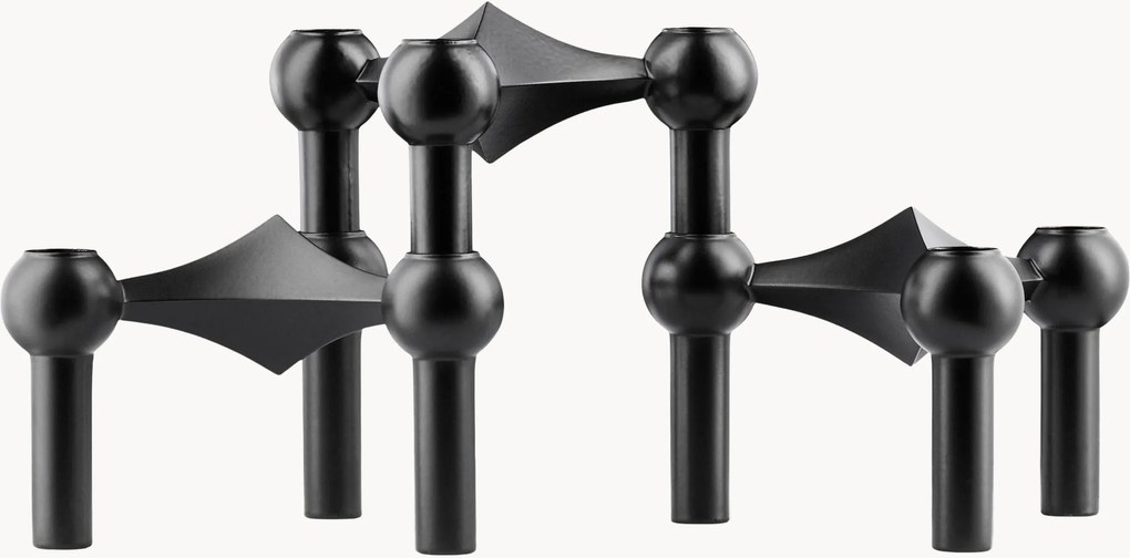 Castiçais Stoff Nagel, conjunto de 3