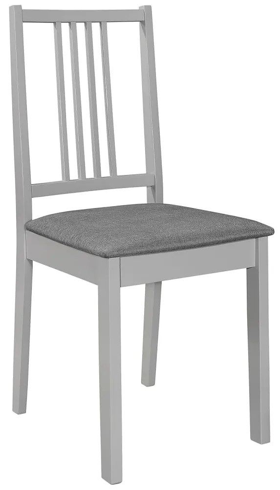 5 pcs conjunto de jantar MDF cinzento