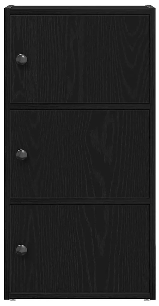 Estante 40x24x77 cm derivados de madeira carvalho preto