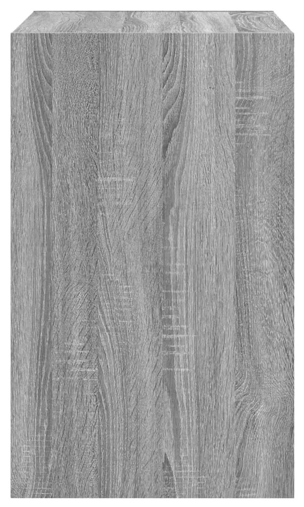 Sapateira 60x42x69 cm derivados de madeira cinzento sonoma